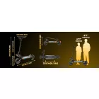 isinwheel GT4 Prémium Elektromos Roller – 52v, 18.2Ah, 2400W, 80 km