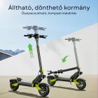 isinwheel D2 Black Prémium Elektromos Roller – 48v, 15.6Ah, 1000W, 55 km