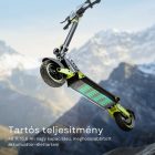 isinwheel D2 Black Prémium Elektromos Roller – 48v, 15.6Ah, 1000W, 55 km