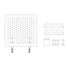 Techsend Pegboard Set Lyukacsos tábla íróasztal rendszerező (2 db, 37x37 cm, csíptethető)