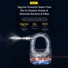 Deerma - Kézi gőztisztító (ZQ01) - 1300W, 100°C gőz, 36g/perc, kefés tartozékok - fehér