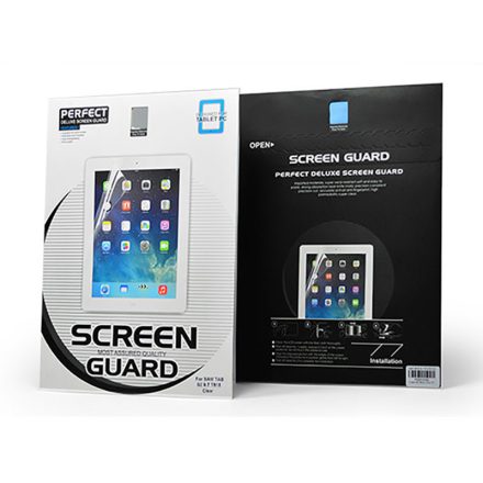 Karc és ütésálló fólia átlátszó szélekkel Tab E 9.6 colos T560 Screen Guard