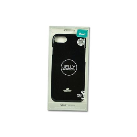 Csillogós TPU tok iPhone 7/8/SE2 (2020)/SE3 (2022) Mercury Goospery Jelly fekete
