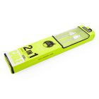 Töltő és adatkábel 2 Lightning csatlakozóval 2.1A 1.2 méter Usams U-Knit 2in1 ezüst