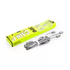 Töltő és adatkábel 3in1 2xLightning/Micro-USB csatlakozóval 2A 1.5 méter Usams U-Share szürke