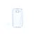 Átlátszó TPU telefontok Samsung Galaxy J5 J500F fényes krómhatású szélekkel ezüst