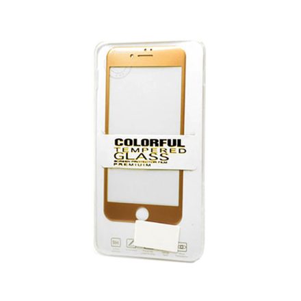 Karc és ütésálló fólia rose gold szélekkel iPhone 7 Colorful