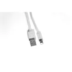 Töltő és adatkábel Lightning csatlakozóval 2A 1 méter Usams U-Like SJ024 fehér