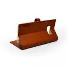 Oldalra nyíló tok Samsung Galaxy S8 G9500 Mercury Romance Diary barna-bordó