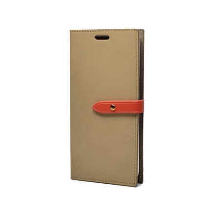 Oldalra nyíló tok Samsung Galaxy S8 G9500 Mercury Romance Diary krém-narancs