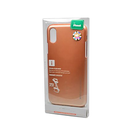 TPU telefontok iPhone X/XS Mercury Goosperry I-Jelly rose gold