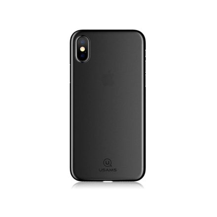 Usams Gentle iPhone X/XS Ultra Thin TPU Műanyagtok Tok Átlátszó fekete