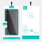 Usams Gentle iPhone X/XS Ultra Thin TPU Műanyagtok Tok Átlátszó fekete