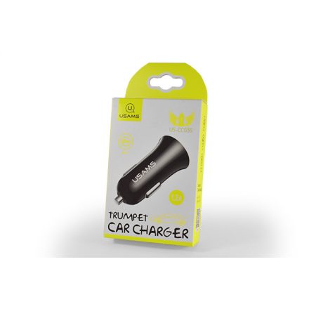 USB portos autóstöltő Usams CC036 Trumpet fekete