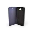 Smart Magnetic Huawei Y7 (2017) oldalra nyíló tok sötétkék
