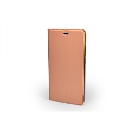   Smart Magnetic Huawei Y7 (2017) oldalra nyíló tok rose gold