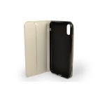 Smart Magnetic iPhone X/XS oldalra nyíló tok ezüst