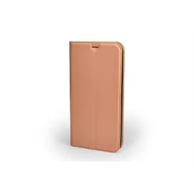 Smart Magnetic iPhone X/XS oldalra nyíló tok rose gold