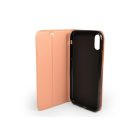 Smart Magnetic iPhone X/XS oldalra nyíló tok rose gold