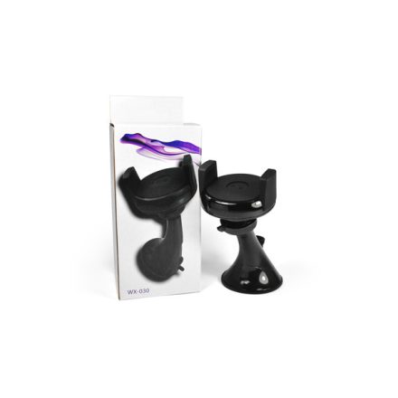 Tapadókorongos wireless töltős autós telefontartó (WX-030)