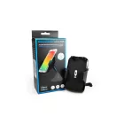 Szellőzőrácsra rögzíthető wireless töltős autós telefontartó-CH-05K