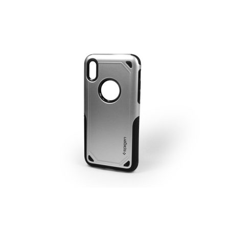 TPU telefontok hybrid armor iPhone X/XS ezüst