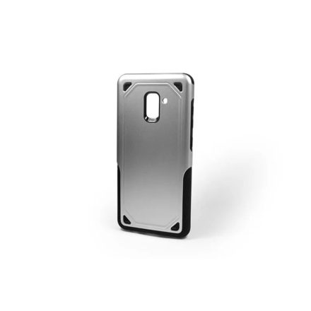 TPU telefontok hybrid armor Samsung Galaxy A8 Plus (2018) A730 ezüst