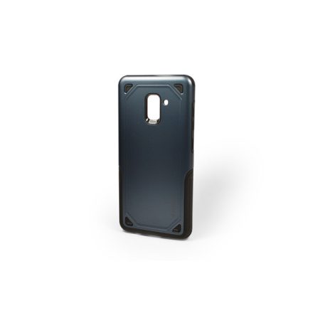 TPU telefontok hybrid armor Samsung Galaxy A8 Plus (2018) A730 sötétkék