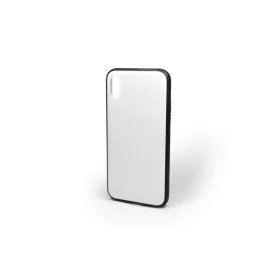 Telefontok üveg hátlappal iPhone X/XS fehér keretben