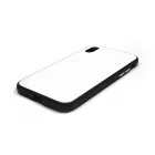 Telefontok üveg hátlappal iPhone X/XS fehér keretben