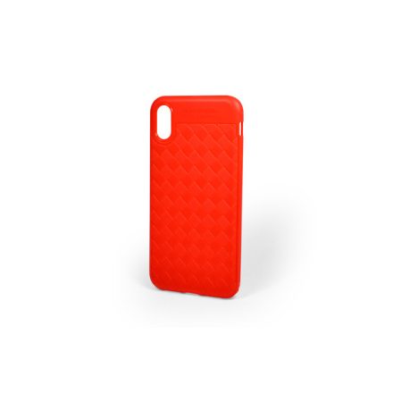 Fonott mintás TPU telefontok iPhone X/XS piros