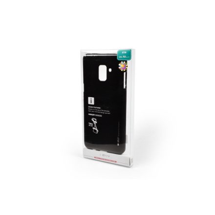 TPU műanyagtok Samsung Galaxy A8 Plus (2018) A730 Mercury Goosperry I-Jelly fekete