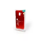 Samsung A8 Plus Mercury I-Jelly TPU tok piros