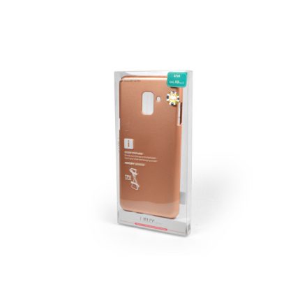 TPU Műanyagtok Samsung Galaxy A8 Plus (2018) A730  Mercury Goosperry I-Jelly rose gold