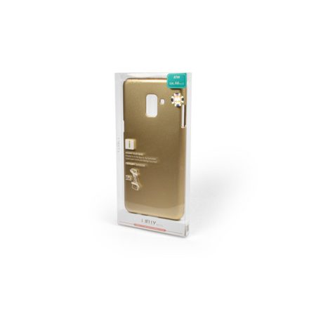 TPU műanyagtok Samsung Galaxy A8 Plus (2018) A730 Mercury Goosperry I-Jelly arany