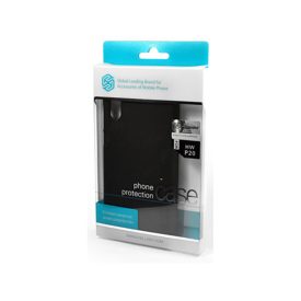   Plexi telefontok + védőfólia Huawei P20 Nillkin Frosted Armor fekete