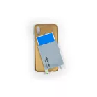 Plexi telefontok + védőfólia Huawei P20 Lite Nillkin Frosted Armor arany