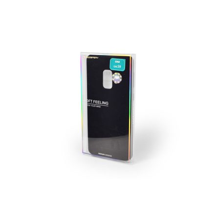 TPU gumis műanyagtok Samsung Galaxy S9 G960 Mercury Soft Feeling kék