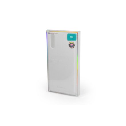 TPU gumis műanyagtok Huawei P20 Mercury Soft Feeling fehér