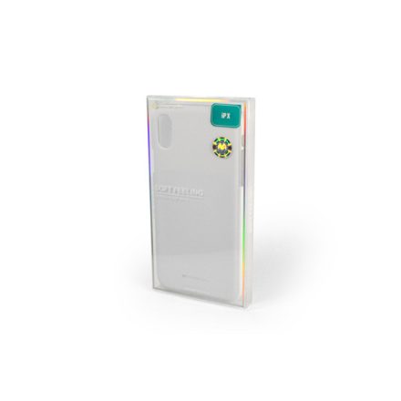 Mercury Soft Feeling iPhone X/XS TPU Tok fehér