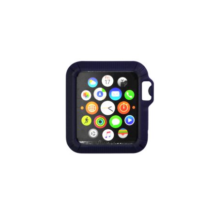 Szilikonszíj TPU óratokkal Apple Watch 38 mm kék