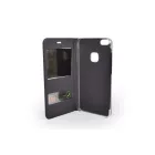 Clear View Huawei P10 Lite oldalra nyíló tok HCF sötétkék