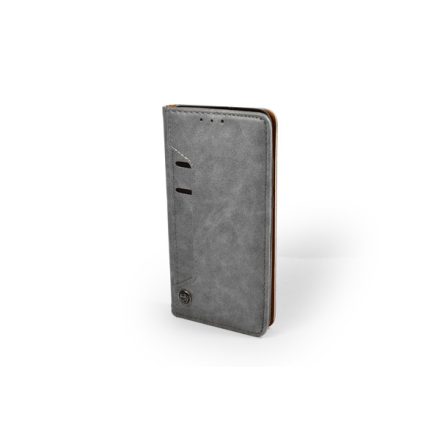 Smart Magnetic oldalra nyíló mágneses bőrtok Huawei P20 szürke