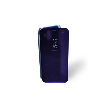 Clear view Samsung Galaxy A6 (2018) A600 oldalra nyíló tok kék