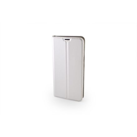 Smart Magnetic mágneses oldalra nyíló tok Samsung Galaxy A6 (2018) A600 ezüst