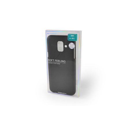 TPU gumis műanyagtok Samsung Galaxy A6 (2018) A600 Mercury Soft Feeling fekete