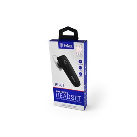 Bluetooth fülhallgató, mono headset Inkax Business BL-01 Bluetooth Headset fehér