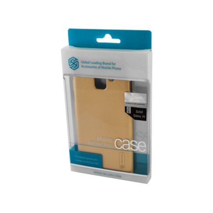 Plexi telefontok + védőfólia Samsung Galaxy J4 (2018) J400G Nillkin Frosted Armor arany
