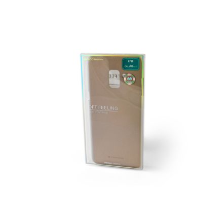 TPU gumis műanyagtok Samsung Galaxy A8 Plus (2018) A730 Mercury Soft Feeling szürke