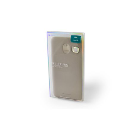 TPU gumis műanyagtok Samsung Galaxy J4 (2018) J400G Mercury Soft Feeling szürke